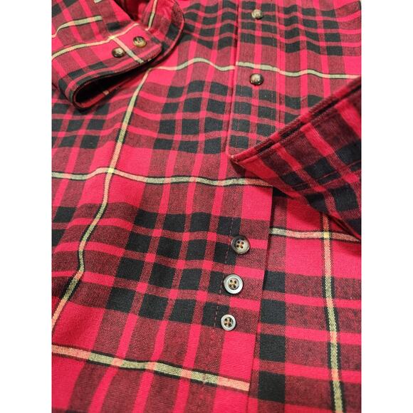 Eddie Bauer Legends vintage mens hunting flannel shirt size medium thick flannel - Picture 4 of 7